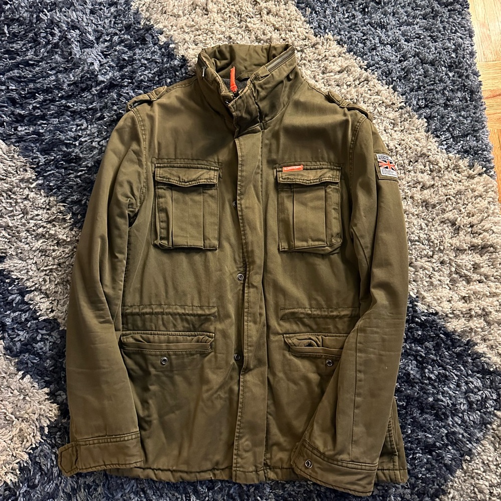 Superdry military jacket size XL
